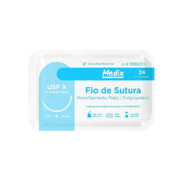 FIO DE SUTURA NÃO ABSORVÍVEL POLIPROPILENO - Image 3
