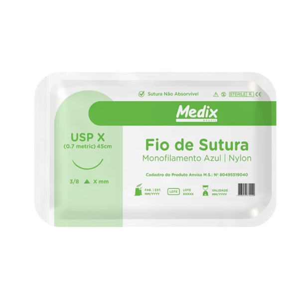 FIO DE SUTURA NÃO ABSORVÍVEL NYLON 2-0 - Image 3