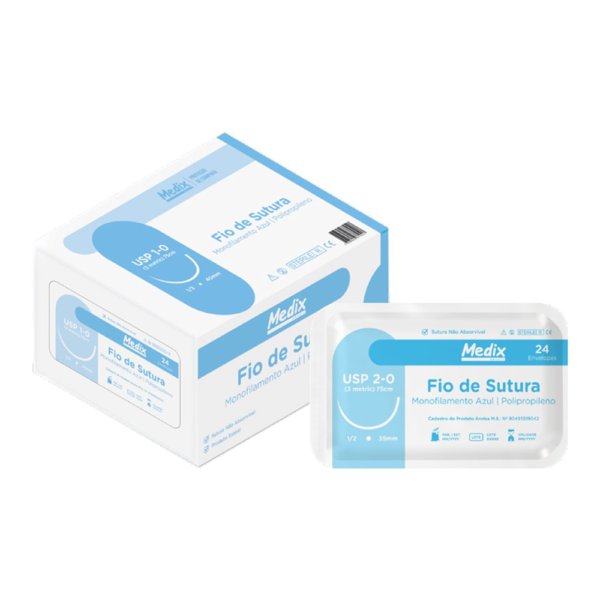 FIO DE SUTURA NÃO ABSORVÍVEL POLIPROPILENO